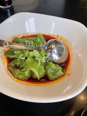 Vegan spicy wontons  at Din Tai Fung - Pine St in Seattle