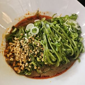 Noodles in spicy sauce (vegan) at Din Tai Fung in Tukwila