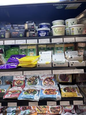 vegan section   at The Island Grocer in Waiheke Island