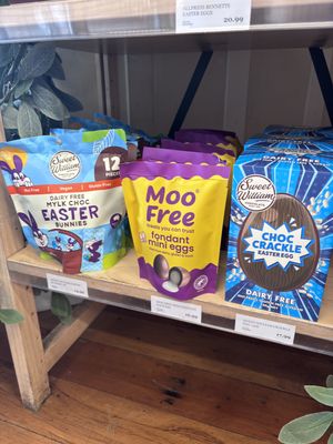 vegan easter stuff   at The Island Grocer in Waiheke Island