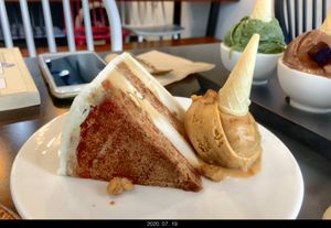 Ice cream cake! at AcheMi in Seoul