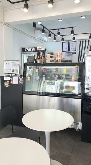 interior of location - view towards the counter at AcheMi in Seoul