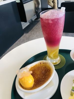 Blueberry Lemonade & Creme Brûlée 💚  at AcheMi in Seoul