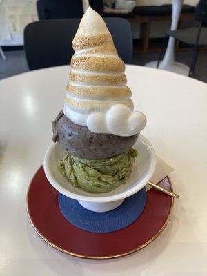 Mint choco and Oreo tiramisu with topping  at AcheMi in Seoul