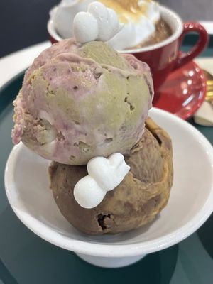 Pistachio cherry is a must   at AcheMi in Seoul