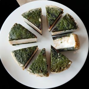 Ice cream sandwich: mugwort injeolmi at AcheMi in Seoul