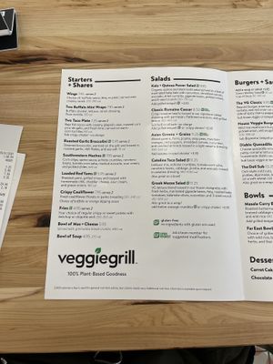 2021 menu at Veggie Grill by Next Level - W 23rd in New York City