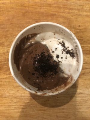 The chocolate parfait is creamy rich deliciousness. But honestly all the desserts I’ve tried there, and I’ve tried them all, are delicious  at Veggie Grill by Next Level - W 23rd in New York City
