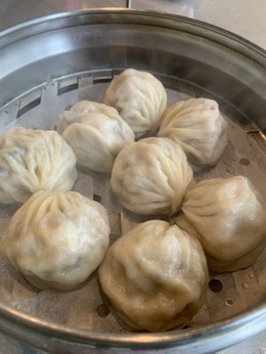 Veggie dumplings  at Mason's Dumpling Shop in Los Angeles