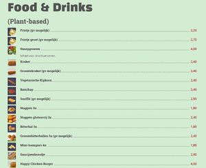 vegan options at Funspace in Nijmegen