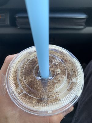 The coffee tahini shake. Yummy!  at Burgerlords - Highland Park in Los Angeles