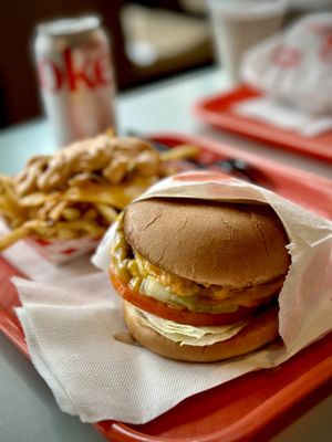 Double Cheeseburger with Lord of the Fries  at Burgerlords - Highland Park in Los Angeles