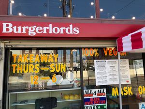 Outside  at Burgerlords - Highland Park in Los Angeles