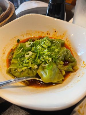 Vegan spicy wontons  at Din Tai Fung - 46th St in Seattle