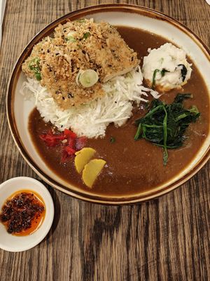 tofu curry at Ramenwell in San Francisco