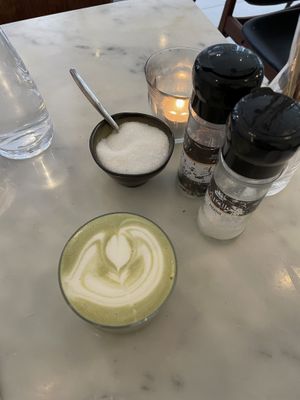 Matcha latte  at Down Town  in Nijmegen