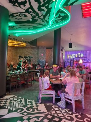 Dining area at Universal Studios - Antojitos Authentic Mexican Food in Orlando