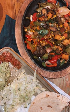 vegetal fajitas  at Universal Studios - Antojitos Authentic Mexican Food in Orlando