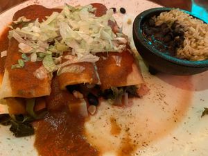 Enchiladas  at Universal Studios - Antojitos Authentic Mexican Food in Orlando