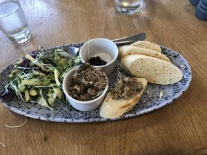 Mushroom and walnut pâté #Veganuary at Whins Kitchen in Wheelton