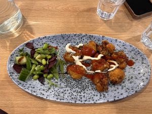 Cauliflower wings  at Whins Kitchen in Wheelton