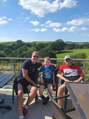 Family time at this wonderful little find!  at Whins Kitchen in Wheelton