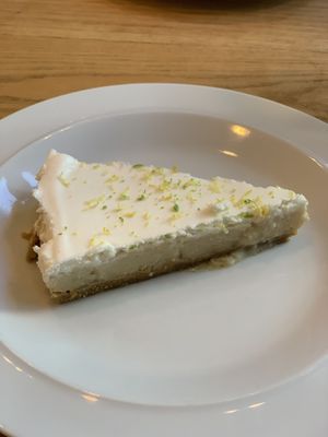 Lemon cake 👌🏼 at DaTerra - Parque das Nações in Lisbon