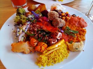 Colorful mix at DaTerra - Parque das Nações in Lisbon