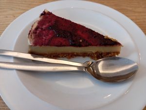 Cheesecake #Veganuary at DaTerra - Parque das Nações in Lisbon