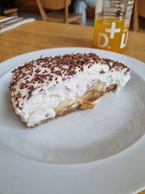 Banoffee cake at DaTerra - Parque das Nações in Lisbon