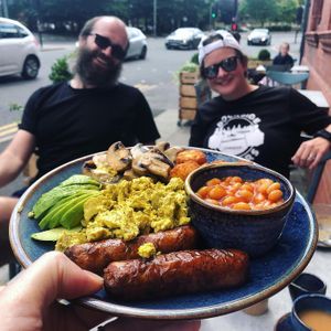 Vegan breakfast  at MerseyMade in Liverpool