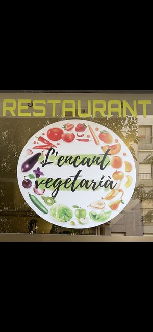 Logotipo  at L'Encant Vegetaria in Barcelona