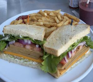   at Swami's Cafe in San Diego