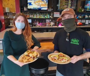 Me with the owner, Jason!  at The Point in Bend