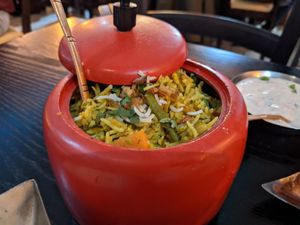 Biriyani at Bhaji Pala in Gatley