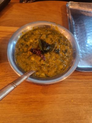 My youngest brother lentil dish at Bhaji Pala in Gatley