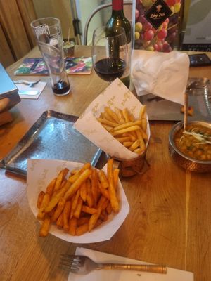 Lovely wines and great drinks choice at Bhaji Pala in Gatley