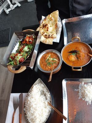 Mains selection at Bhaji Pala in Gatley