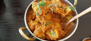 Aloo broccoli at Bhaji Pala in Gatley