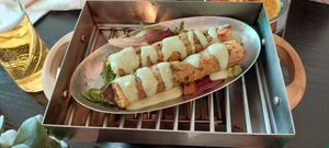 Veg seekh kebab at Bhaji Pala in Gatley