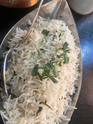 Jeera Rice   at Bhaji Pala in Gatley
