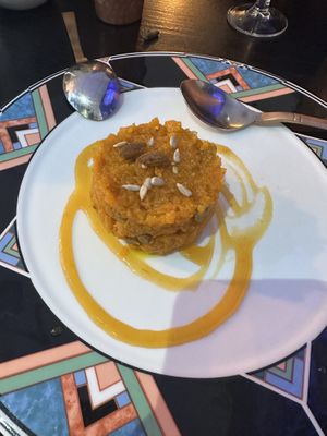 Gajar halwa   at Bhaji Pala in Gatley