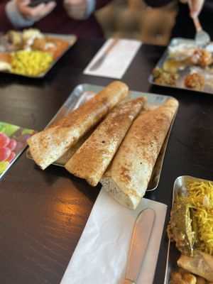 Masala dosa  at Bhaji Pala in Gatley