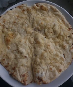 Garlic Naan at Bhaji Pala in Gatley