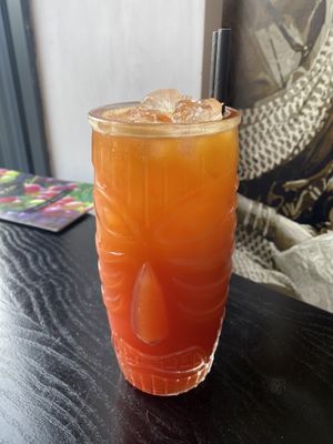 Tropical Tiki cocktail  at Bhaji Pala in Gatley