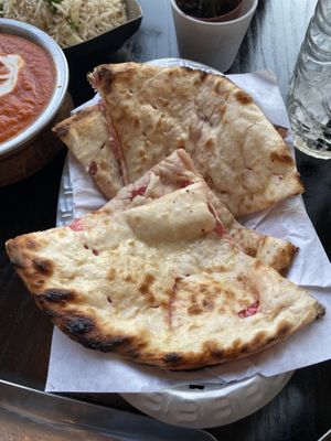 Peshwari naan  at Bhaji Pala in Gatley
