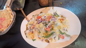 Samosa Chaat at Bhaji Pala in Gatley