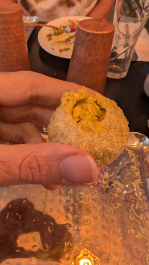 Pani puri at Bhaji Pala in Gatley