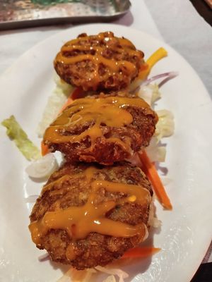 Corn Cheese Tikki at Bhaji Pala in Gatley