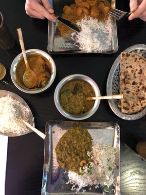 Lentil dal. at Bhaji Pala in Gatley